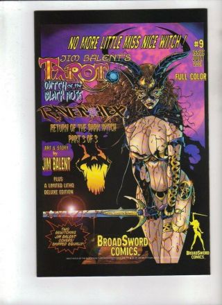 TAROT WITCH OF THE BLACK ROSE 08B,  RARE SIGNED EDITION,  WITH,  NM - (9.  2) 3