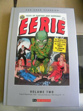 Ps Artbooks Pre - Code Horror Avon Eerie Vol 2 Hc Oop Reg $60.  00 Qq Rare