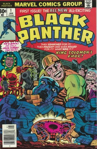 Black Panther 1 (jan 1977,  Marvel) Vf,  /nm -.  Jack Kirby 