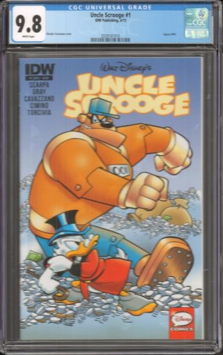 Uncle Scrooge 1 (idw) Cgc 9.  8 1st Print