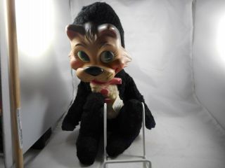 Vintage Huckleberry Hound Mr.  Jinks Cat Stuffed Animal Doll Knickerbocker 1959