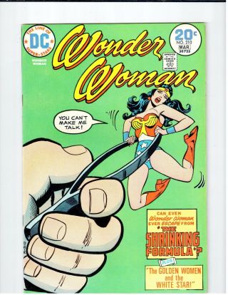 Dc Wonder Woman 210 Mar 1974 Vf Vintage Comic