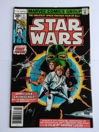 Star Wars 1 1977 Series Newsstand Reprint Rare