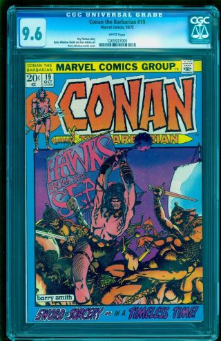 Conan The Barbarian 19 Cgc 9.  6 White Windsor - Smith Art See Our 23 Red Sonja