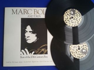 Marc Bolan & T Rex Best Of 20th Century Boy Ex,  /ex Gatefold 2 X Lp 