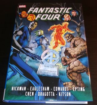 Fantastic Four Omnibus Vol.  1 By Jonathan Hickman Marvel Oop Hardcover