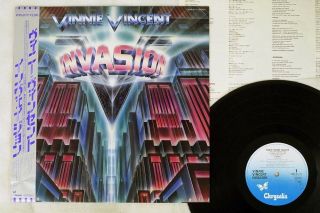 Vinnie Vincent Invasion Same Chrysalis Wws - 81771 Japan Obi Vinyl Lp