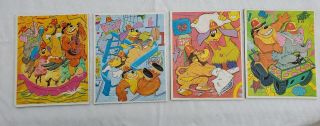 Vintage Banana Splits Frame Tray Puzzles 1969 Whitman - Hanna - Barbera Complete 2