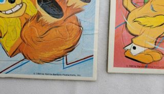 Vintage Banana Splits Frame Tray Puzzles 1969 Whitman - Hanna - Barbera Complete 4