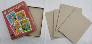 Vintage Banana Splits Frame Tray Puzzles 1969 Whitman - Hanna - Barbera Complete 5