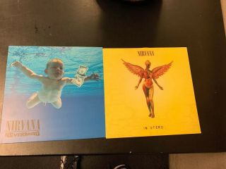 Nirvana - In Utero And Nevermind Vinyl Records