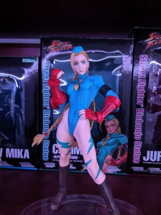 Kotobukiya Street Fighter Bishoujo Cammy Alpha Costume 1/7 Pvc Figure W/box