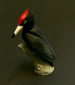 Rare Kaiyodo Furuta Japanese Black Woodpecker Bird Series 3 Figure