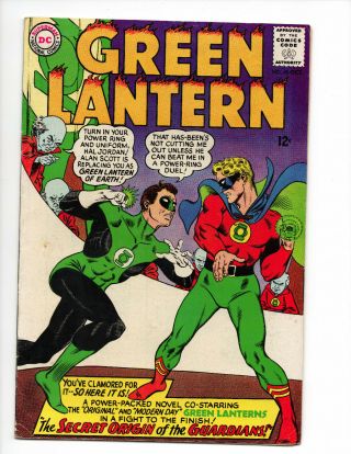 Green Lantern 40 (1965 Dc Comics) - 1st Crisis 1st X - Over With Golden Age Gl