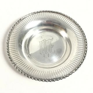 Antique Sterling Silver Candy Nut Bowl Pierced Rim By Towle Silversmiths Mono Me