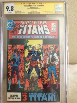 Cgc Signature Series 9.  8 Dc Tales Of The Teen Titans 44 (c164)