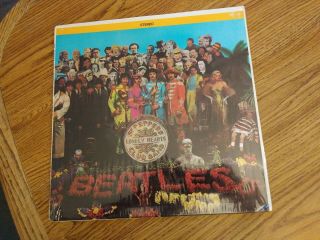The Beatles “sgt.  Pepper” Us 1969 Pressing Lp In Shrink W/ Unplayed Record