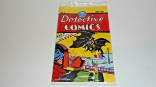 Loot Crate Detective Comics No.  27 1939 Dc Authentic Reprint Nip W Vg Cond.