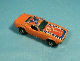 Hot Wheels 1970 Dixie Challenger Flag Blackwall 426 Hemi.