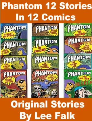 Phantom Comics | Set Of 12 Comics 12 Stories | Lee Falk Comics | Collector 