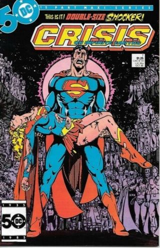 Crisis On Infinite Earths Comic Book 7 Dc Comics 1985 Near Unread