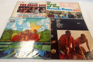 4 X The Beach Boys Vinyl Lps Inc 