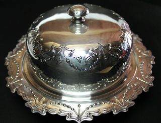 An Antique Silver Plated Tureen With The Lid And Internal Tray C 1870 - 1899s