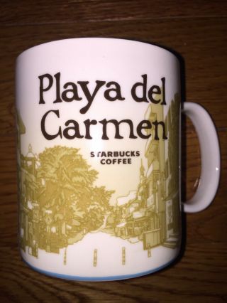 Starbucks Playa Del Carmen Mexico Global City Icon Mug Collector Series