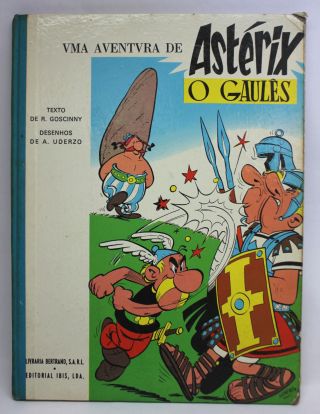 Portugal Vintage 1967 Asterix O GaulÊs Bd Comics Book/ Bertrand/ Ibis