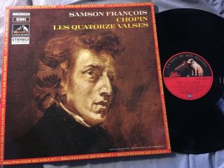 Samson Francois Chopin Les Quatorze Valse - 1964 Rec.  France Hmv Golden Horn