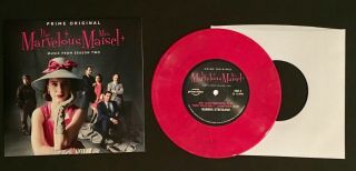 The Marvelous Mrs.  Maisel Season 2 Pink Marble Vinyl 7 " Barbara Streisand