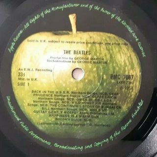 BEATLES White Album.  MONO TOP LOADER.  No 0286956.  1968 pressing,  poster,  photos 3