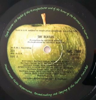 BEATLES White Album.  MONO TOP LOADER.  No 0286956.  1968 pressing,  poster,  photos 7