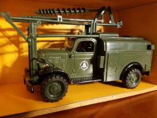 1950 Dodge Pole Digger Derrick Truck Diecast Power Wagon Bell Systems Yorkshire