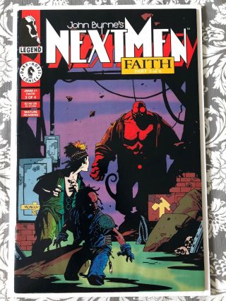 Next Men 21 1st Print 1st Full,  Color,  Appearance Of Hellboy
