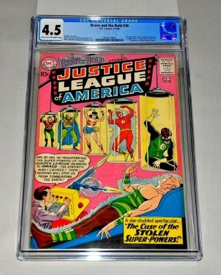 Brave And The Bold 30 Cgc 4.  5 3rd Appearance Justice League Of America 1960