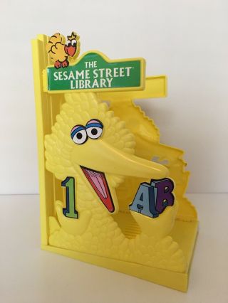 The Sesame Street Library Bookcase Vintage 1979 Big Bird Muppets Jim Henson