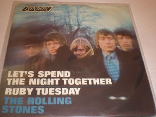 The Rolling Stones 45/picture Sleeve Let 