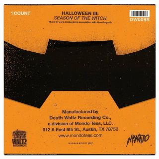 Beyond Fest Halloween 3 Mondo Death Waltz John Carpenter Color Variant Vinyl 2