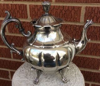 Antique Middletown Plate Co.  Silver Plate Metal Tea / Coffee Pot