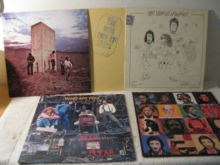 The Who - 5 Lps - By Numbers,  Face Dances,  Who 