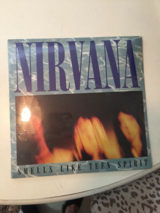 Nirvana Smells Like Teen Spirit Rare 2011 Fender Mustang Guitar Promo Vinyl