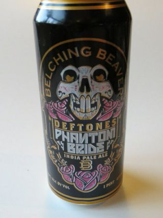 Craft Beer Can Belching Beaver Brewing Co Deftones Phantom Bride Ipa Calif.