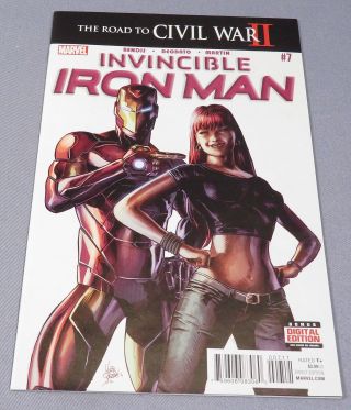 Invincible Iron Man 7 (riri Williams,  Ironheart 1st Appearance) Nm Marvel 2016