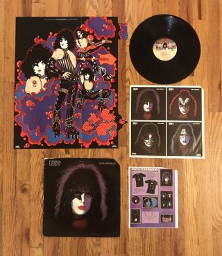 Paul Stanley [lp] By Kiss/paul Stanley (vinyl,  1978) With Poster & Order Form