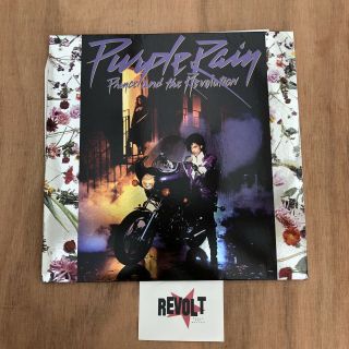 Prince And The Revolution Purple Rain Vinyl With Lyric Inner And Poster