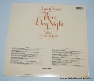 Three Dog Night - Joy to the World Greatest Hits Vinyl LP Record Album 1974 2