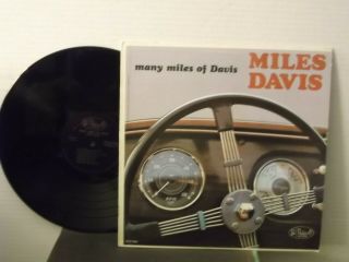 Miles Davis,  Cp Parker 824,  " Many Miles Of Davis ",  Us,  Lp,  Mono,  Purple Deep Groove,  M -