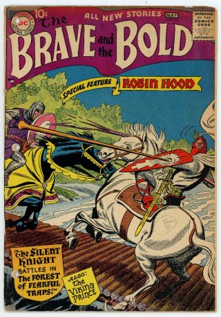 The Brave And The Bold 11 (dc,  May 1957) Vintage Hero Comic Book