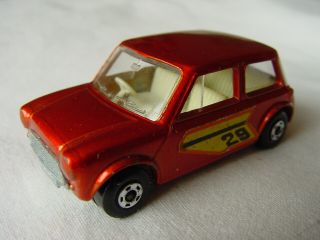 Matchbox No 29 Racing Mini - 1970 (see My Other Superfast Items)